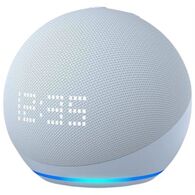 רמקול חכם Amazon Echo Dot 5th Generation + Clock למכירה 