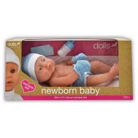 Dolls World YWO8817 בובת תינוק ניו בורן 38 ס"מ כחול למכירה 