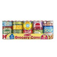 Melissa & Doug 4088 Let's Play House! Grocery Cans למכירה 