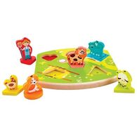 E1614 Farmyard Sound Puzzle Hape למכירה , 2 image