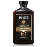 Barberus שמפו וג'ל רחצה לגבר ללא מלחים ברבריוס 400 מ"ל למכירה , 2 image