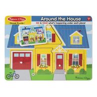 734 Around the House Sound Puzzle 8 חלקים Melissa & Doug למכירה , 3 image