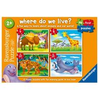 03058 Where Do We Live Ravensburger למכירה 