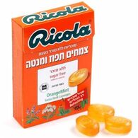 סוכריות תפוז ומנטה 50 גרם Ricola למכירה 