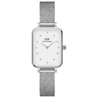 שעון יד  אנלוגי  לאישה Daniel Wellington Quadro Lumine Pressed Mesh DW00100597 למכירה 