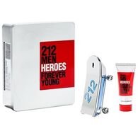 ערכת טיפוח Carolina Herrera 212 Heroes E.D.T 90ml + Shower Gel 100ml קרולינה הררה למכירה 