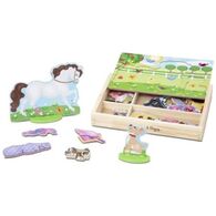 30323 Show Horse Magnetic Dress-Up Play Set Melissa & Doug למכירה 