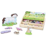 30323 Show Horse Magnetic Dress-Up Play Set Melissa & Doug למכירה , 2 image