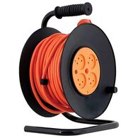 כבל מאריך HYCR25 תוף כבל מאריך 25 מטר 4 שקעים Semicom למכירה , 2 image