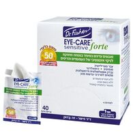 מגבונים  ד"ר פישר איי קר פורטה לניקוי עפעפיים וריסים 40 יחידות למכירה , 2 image