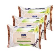 מגבונים  ד"ר פישר נטורל קייר הסרת איפור לעור שמן 3*30 למכירה , 2 image