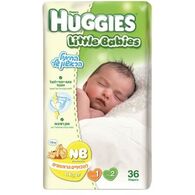 חיתולים Huggies ליטל בייביס 36 יחידות מידה 0 למכירה 