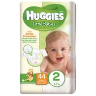 חיתולים Huggies ליטל בייביס 44 יחידות מידה 2 למכירה , 3 image