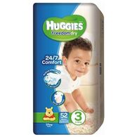 חיתולים Huggies פרידום דריי 54 יחידות מידה 3 למכירה , 2 image