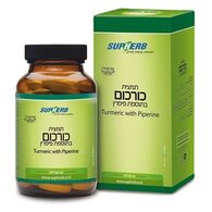 SupHerb תמצית כורכום 60 כמוסות למכירה 