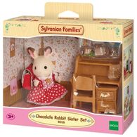 Sylvanian Families 5016 Chocolate Rabbit Sister Set למכירה 