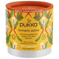כורכום אקטיב אורגני 60 כמוסות Pukka למכירה 
