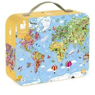 מפת כדור הארץ 300 חלקים פאזל Janod J02656 למכירה , 2 image