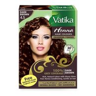 Henna Dark Brown 4.5 60g Vatika למכירה 