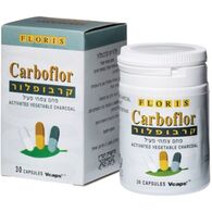 Floris/Hadas הדס/פלוריש  קרבופלור פחם צמחי פעיל 30 כמוסות למכירה , 2 image