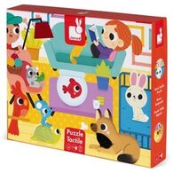 פאזל Janod J02686 Tactile Puzzle Pets 20 Piece למכירה 