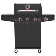 גריל  גז 34077 גריל גז 3 מבערים Black torch + כירת צד אמגזית  אמגזית amgazit למכירה , 2 image