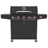 גריל  גז 34079 גריל גז 5 מבערים Black torch + כירת צד אמגזית  אמגזית amgazit למכירה , 2 image