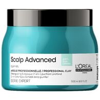 Loreal Scalp Advanced Anti-Oiliness 2-in-1 Deep Purifier Clay 500ml למכירה 