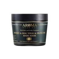 Aroma Dead Sea מסכת דבש, חלמונים ושמן זית לשיער 600 מ"ל למכירה , 2 image