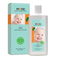 שמפו אל דמע ותחליב רחצה לתינוק 2 ב-1 500 מ"ל Moraz למכירה , 2 image