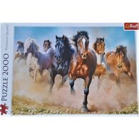 פאזל Galloping herd of horses 2000 27098 חלקים Trefl למכירה , 2 image