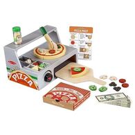 Melissa & Doug 9465 Top & Bake Pizza Counter - Wooden Play Food למכירה 