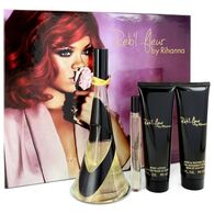 ערכת טיפוח Rihanna Reb'l Fleur for Women Gift Set 4-pc - E.D.P 100ml Body Lotion 90ml Show למכירה 