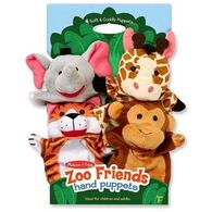 Melissa & Doug 9081 Zoo Friends Hand Puppets למכירה 