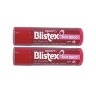 Blistex שפתון בטעם תות עם מסנני קרינה לשפתיים יבשות וסדוקות למכירה , 2 image