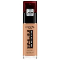 מייק אפ Loreal Infallible 24hr Freshwear Liquid Foundation 300 Amber למכירה 