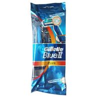 סכין גילוח חד פעמי Blue II Plus סכיני גילוח חד פעמיים 5 יחידות gillette למכירה , 4 image