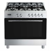 תנור משולב כיריים Midea 36QMS5GP48 מידאה למכירה 