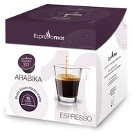 Espressomor Arabika תואם דולצ'ה גוסטו 16 קפסולות למכירה 