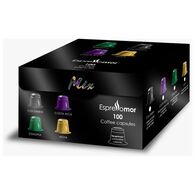 Espressomor Momento Mix 4 טעמים תואם נספרסו 200 יחידות למכירה 