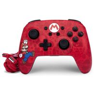 PowerA 1525741-01 Enhanced Wireless Controller - Here We Go Mario למכירה 