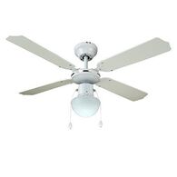 מאוורר תקרה מאוורר תקרה Miami 42" 1XE27 HY-J42003/W Semicom למכירה , 2 image