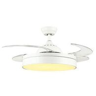 מאוורר תקרה מאוורר תקרה נפתח Angel 42" 36W SM-5004/42W/B Semicom למכירה 