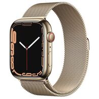 שעון חכם Apple Watch Series 7 41mm Stainless Steel Case Milanese Loop GPS + Cellular אפל למכירה , 3 image
