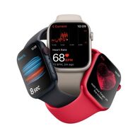 שעון חכם Apple Watch Series 8 45mm Stainless Steel Case Sport Band GPS + Cellular אפל למכירה , 3 image