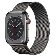 שעון חכם Apple Watch Series 8 45mm Stainless Steel Case Milanese Loop GPS + Cellular אפל למכירה , 2 image