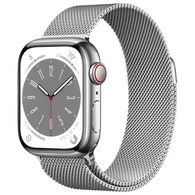 שעון חכם Apple Watch Series 8 41mm Stainless Steel Case Milanese Loop GPS + Cellular אפל למכירה , 3 image