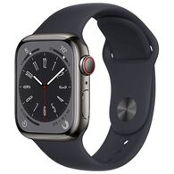 שעון חכם Apple Watch Series 8 41mm Stainless Steel Case Sport Band GPS + Cellular אפל למכירה , 2 image