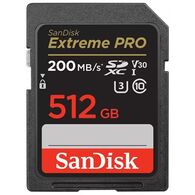 כרטיס זיכרון SanDisk Extreme Pro Extreme Pro 512GB SDXC SDSDXXD-512G-GN4IN 512GB SD UHS-I סנדיסק למכירה 