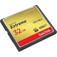 כרטיס זיכרון SanDisk Extreme SDCFXSB-032G 32GB Compact Flash סנדיסק למכירה 